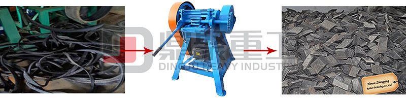 輪胎粉碎機(jī)切塊